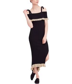 Free People Womens Au Chante Sweater Dress SZ M